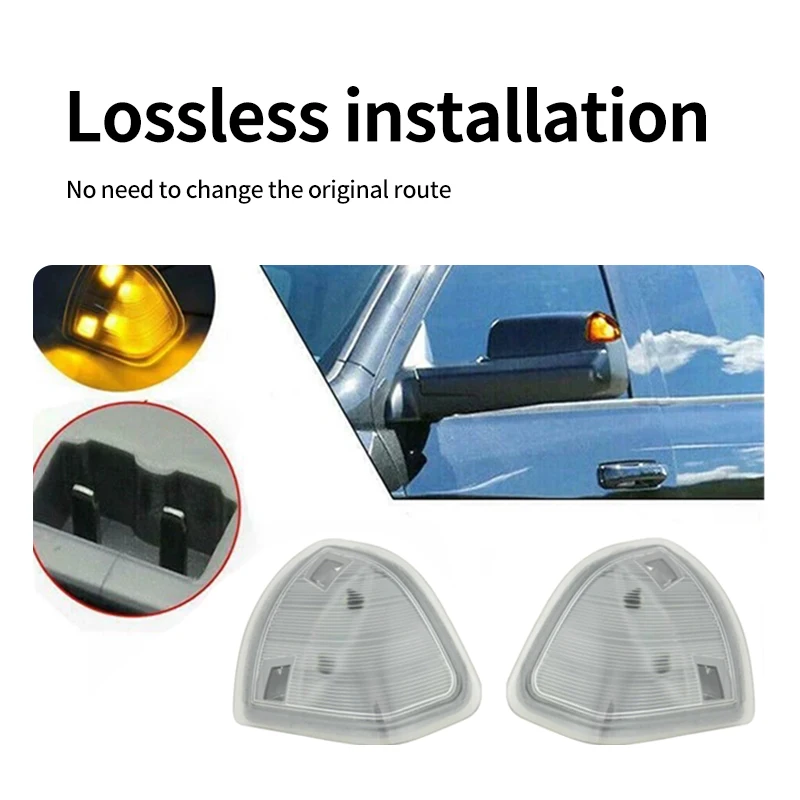 Suitable for Dodge Ram 1500 (2009-2014) and 2500 (2010-2014) – Left Side Mirror Turn Signal Light, OEM Replacement 68064949AA.