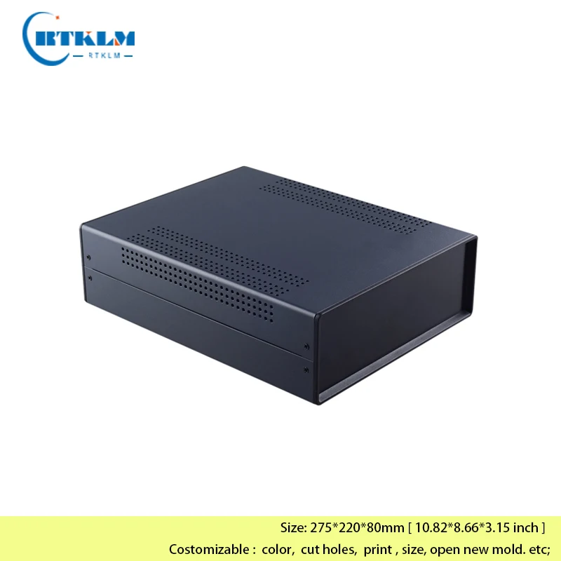 Electronic Device Housing Products Instrument Case DIY Metal Project Boxes Iron Battery Junction Box Enclosure 275*220*80mm