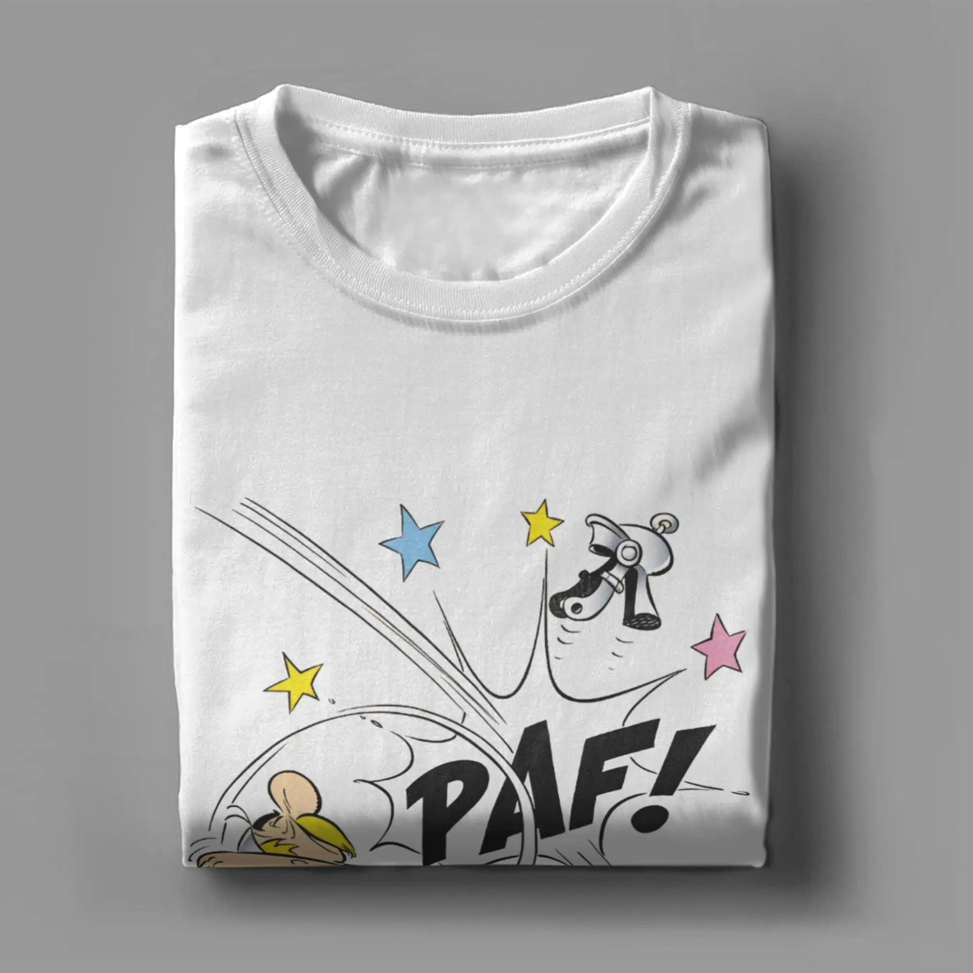 تي شيرت رجالي من Asterixes قبضة برباط تي شيرت كارتوني Obelixes ملابس قطنية مضحكة بأكمام قصيرة ورقبة دائرية تي شيرت كبير الحجم