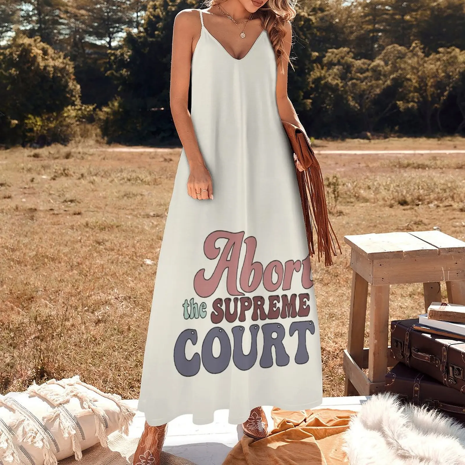 Abort The Supreme Court of The United States, SCOTUS Roe v Wade Sleeveless Dress summer dress for women 2025 party dresses women