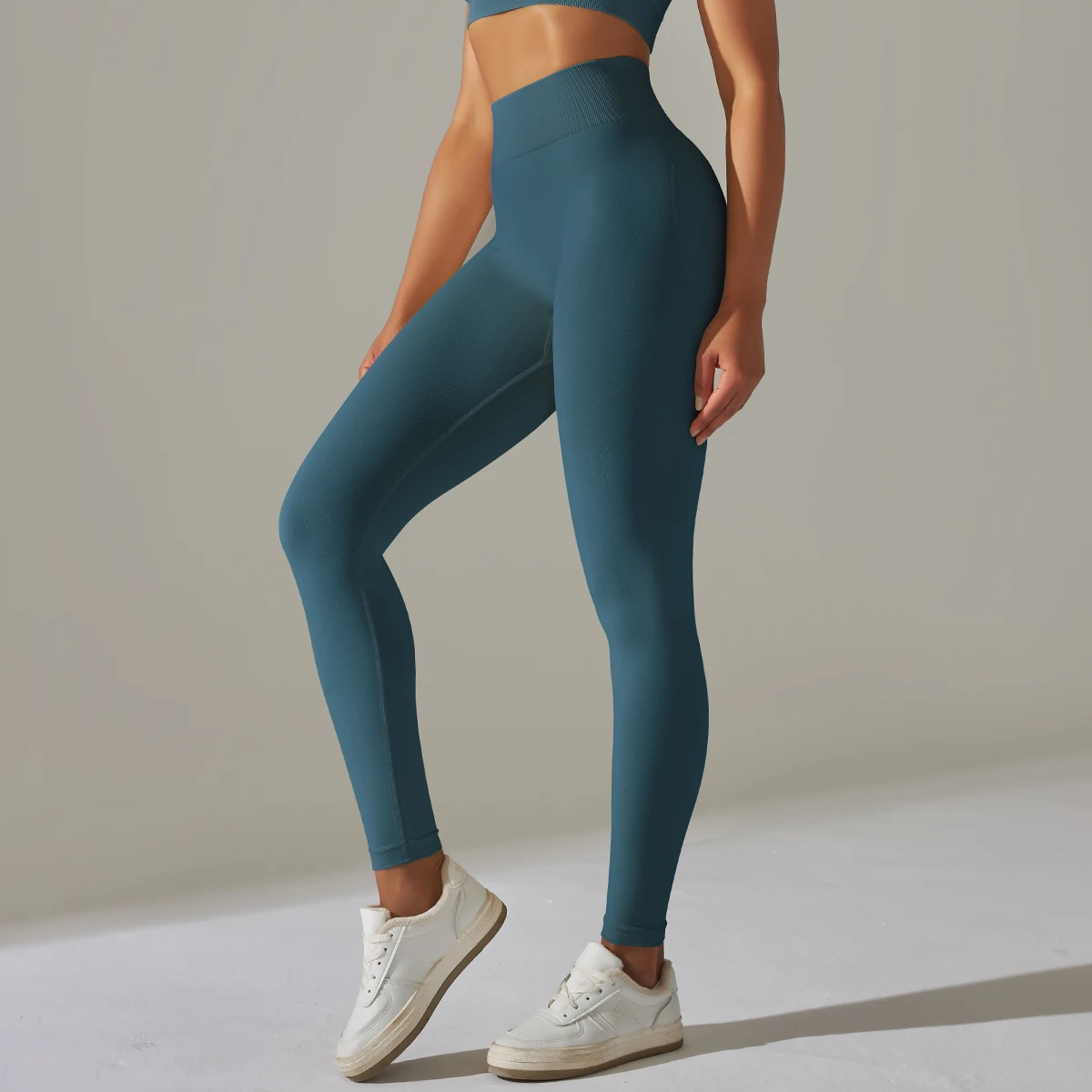 Women Yoga Leggings Hips Lifting Gym Leggings Seamless Sport Pants High Waist Fitness Leggings Bubble Butt Workout Running Pants