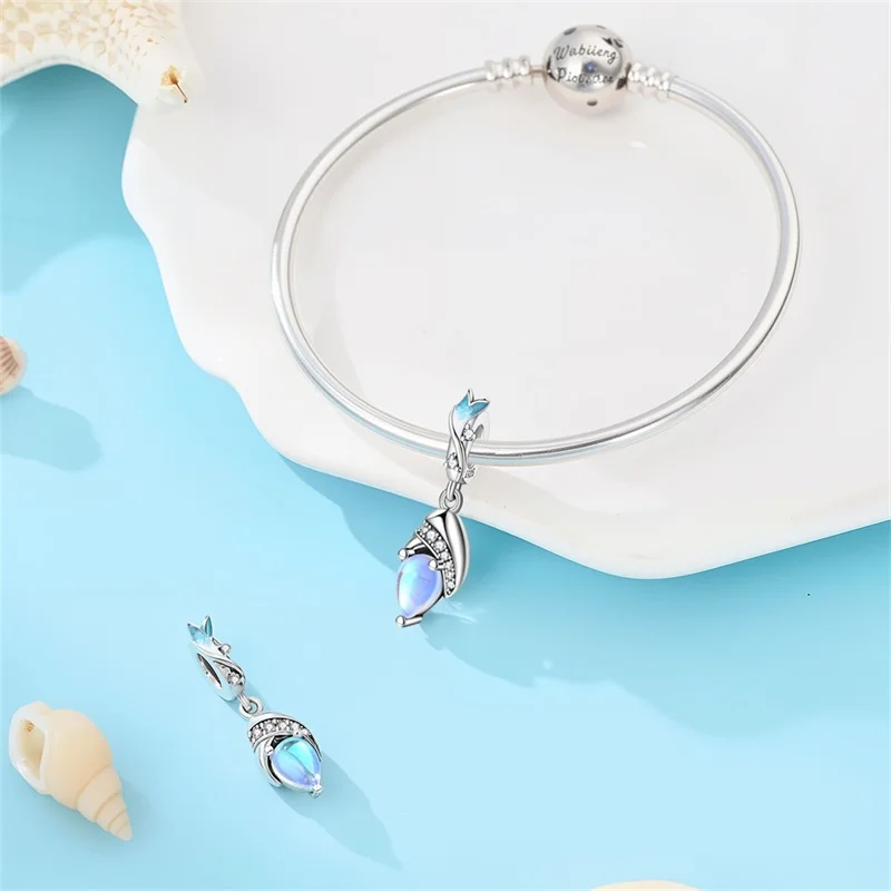 2026 New 925 Sterling Silver Sea Crab Clamp Charm Pendant Fit Original Bracelet DIY Women Exquisite Anniversary Jewelry Gifts