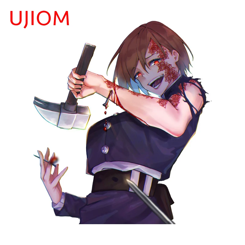 UJIOM Cool Crazy Kugisaki Nobara Wall Sticker Fashion Exquisite Attractive Adhesive Decal Suitable For Light Switch Decoration