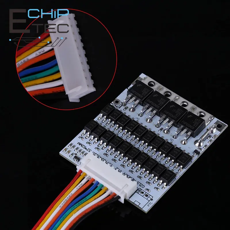 10S36V40A18650Li-ionLithiumBatteryProtectionBMSPCB BoardwithBalance10S36VLi-ion LithiumCell40A