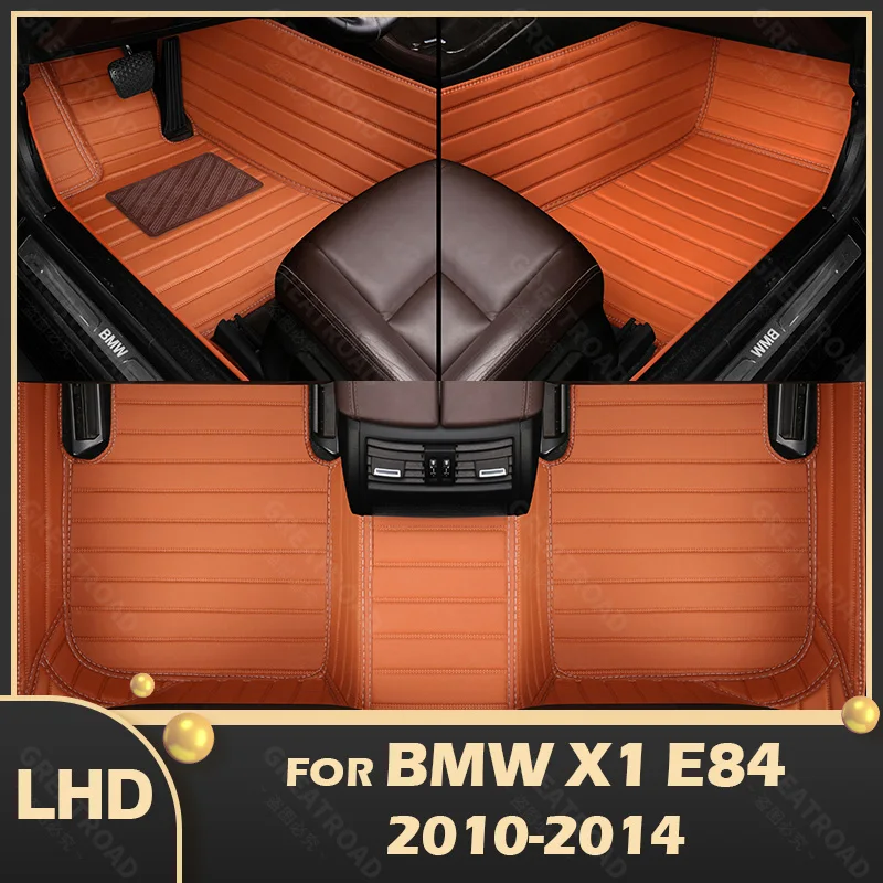 

Car floor mats for BMW X1 E84 2010 2011 2012 2013 2014 Custom auto foot Pads automobile carpet cover interior accessories