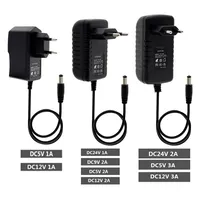 DC5V 9V 12V 1A 2A 3A Universal Power Adapter Supply Charger adaptor AC110-240V EU US AU UK plug for 2835 5050 LED light strip