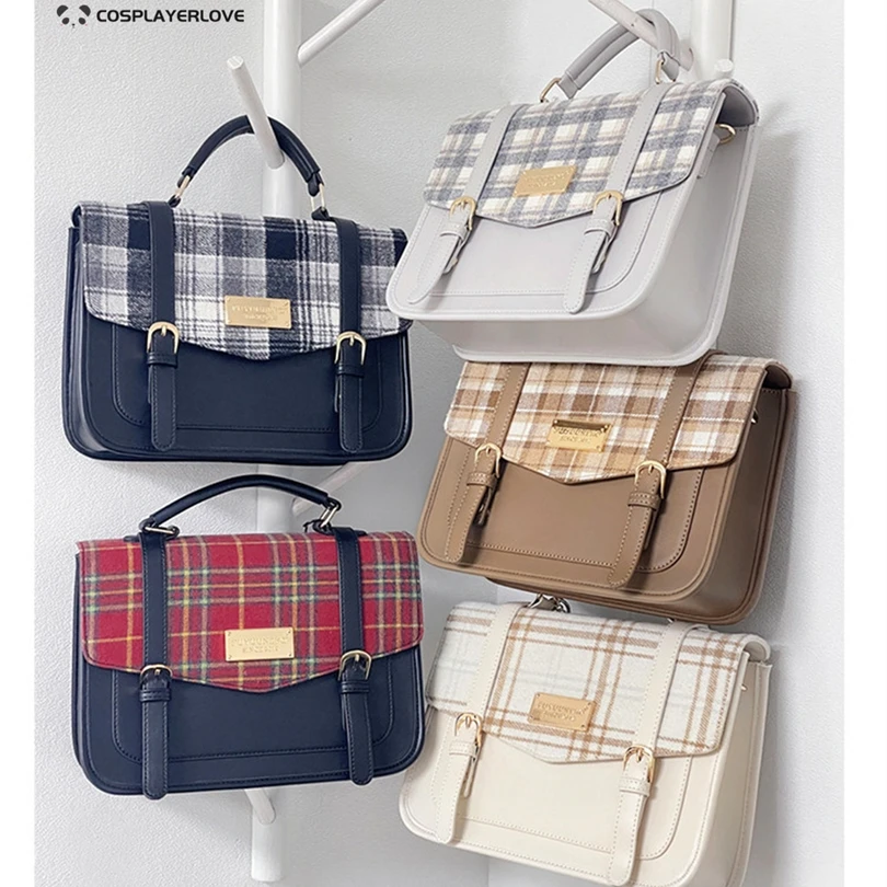 2026 Uniform Cambridge Package British Style Square Leather Exterior PVC Transparent Shoulder Bag Ladies Large Capacity Handbag