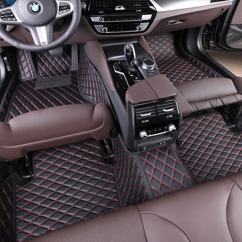 

Durable Custom Colorful Leather Car Floor Mat for Volkswagen ID4 Year 2021-2025 Auto Carpet Accessories Interior Parts