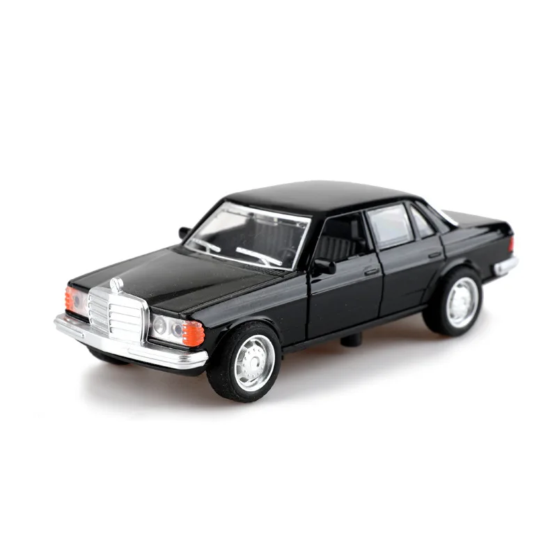 1:36 Alloy pull back double door tiger head run classic car children boy toy ornament