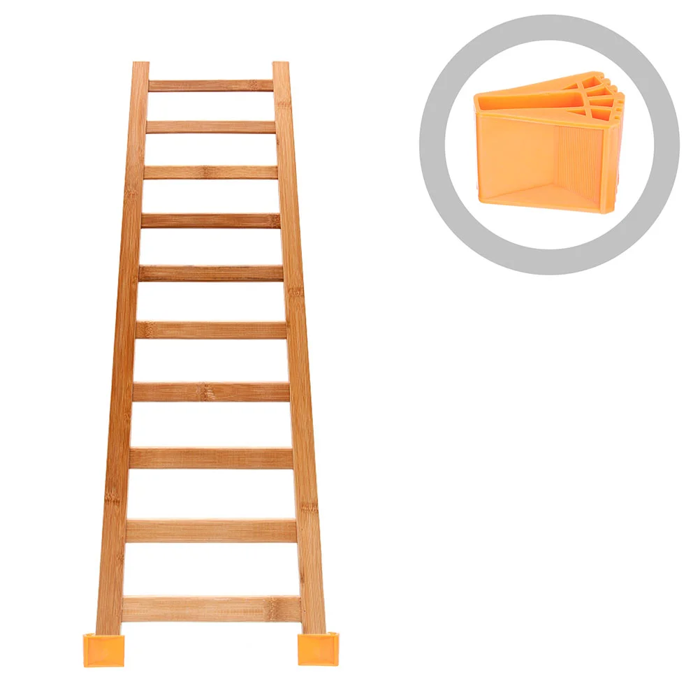 4 Pcs Floor Mat Extension Ladder Covers Step Rubber Feet Stabilizer Replacement 930X640X630CM Orange Protector Foot Pad