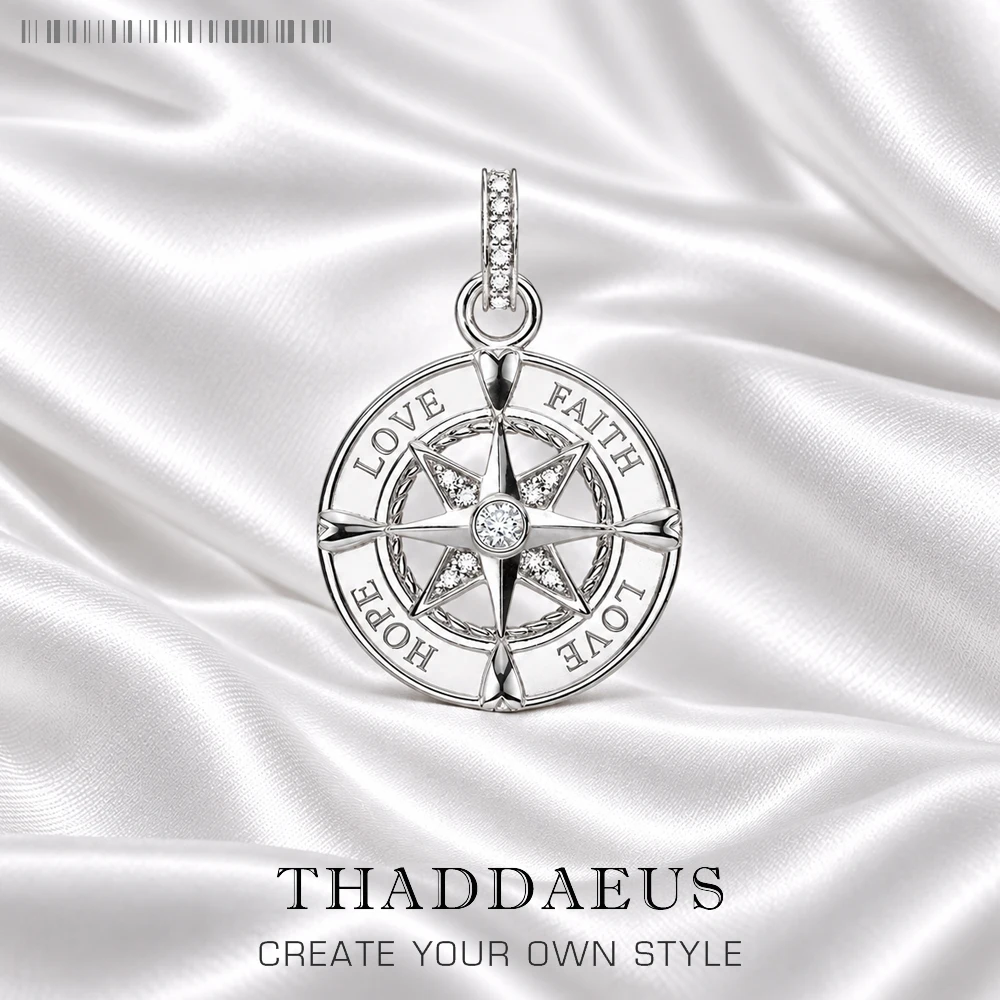 Pendant  Faith, Hope and Love Brand New Fine Jewelry Accessories 925 Sterling Silver Vintage Gift For Women & Men