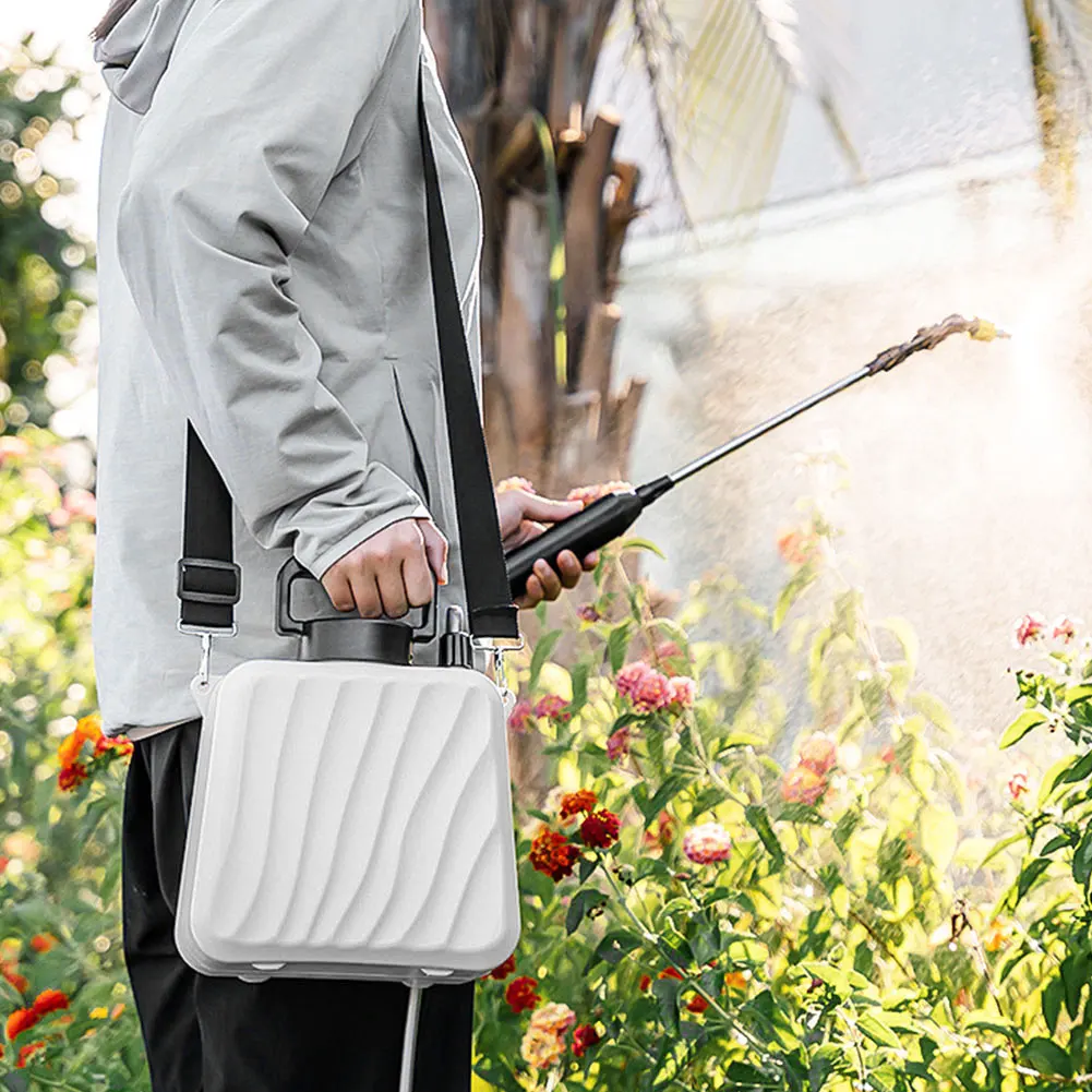 

5л плечевой электрический опрыскиватель пестицидов, перезаряжаемый садовый опрыскиватель для полива сада, ручной опрыскиватель пестицидов для газона