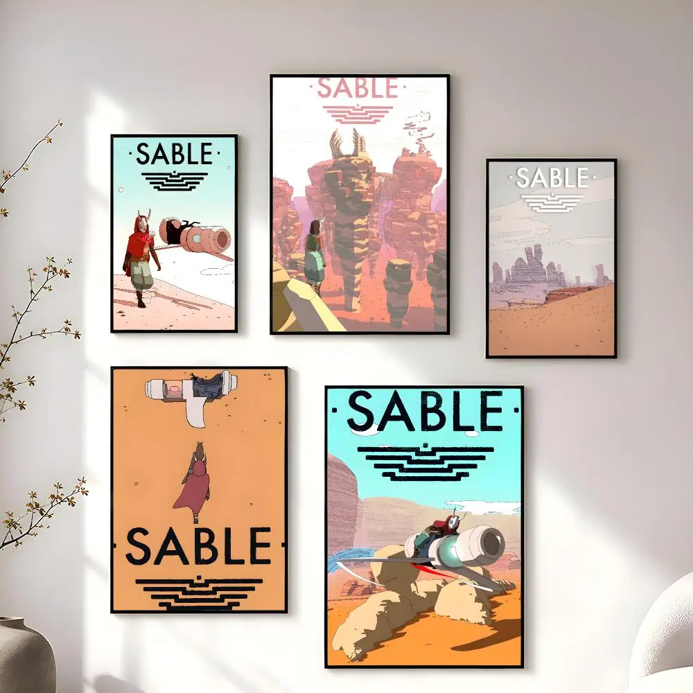 Video Game S-Sable Poster High-Quality And Affordable Wall Stickers For Dormitory And Living Room Decoration
