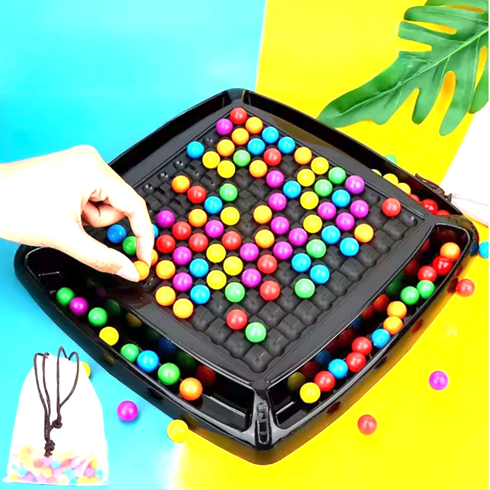 

Веселая игра «Радужный солитер»: семейная интерактивная настольная игра для двух игроков.