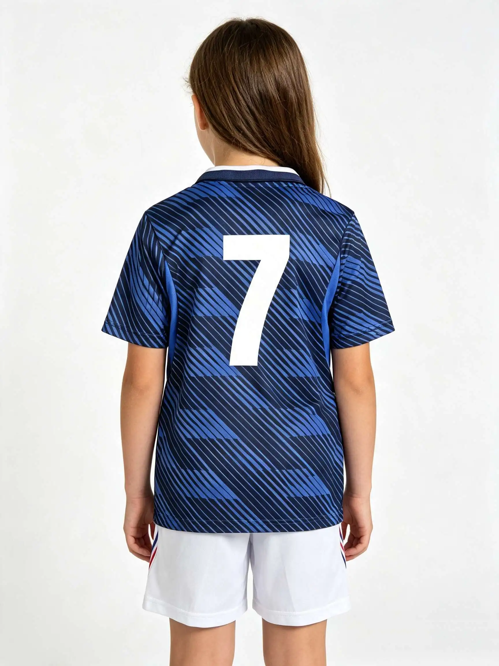 26/27 Unisex Blank Soccer Jersey Set, Kids & Adults Training Uniforms for WHITE    School Sports, Running & Team Events view 5