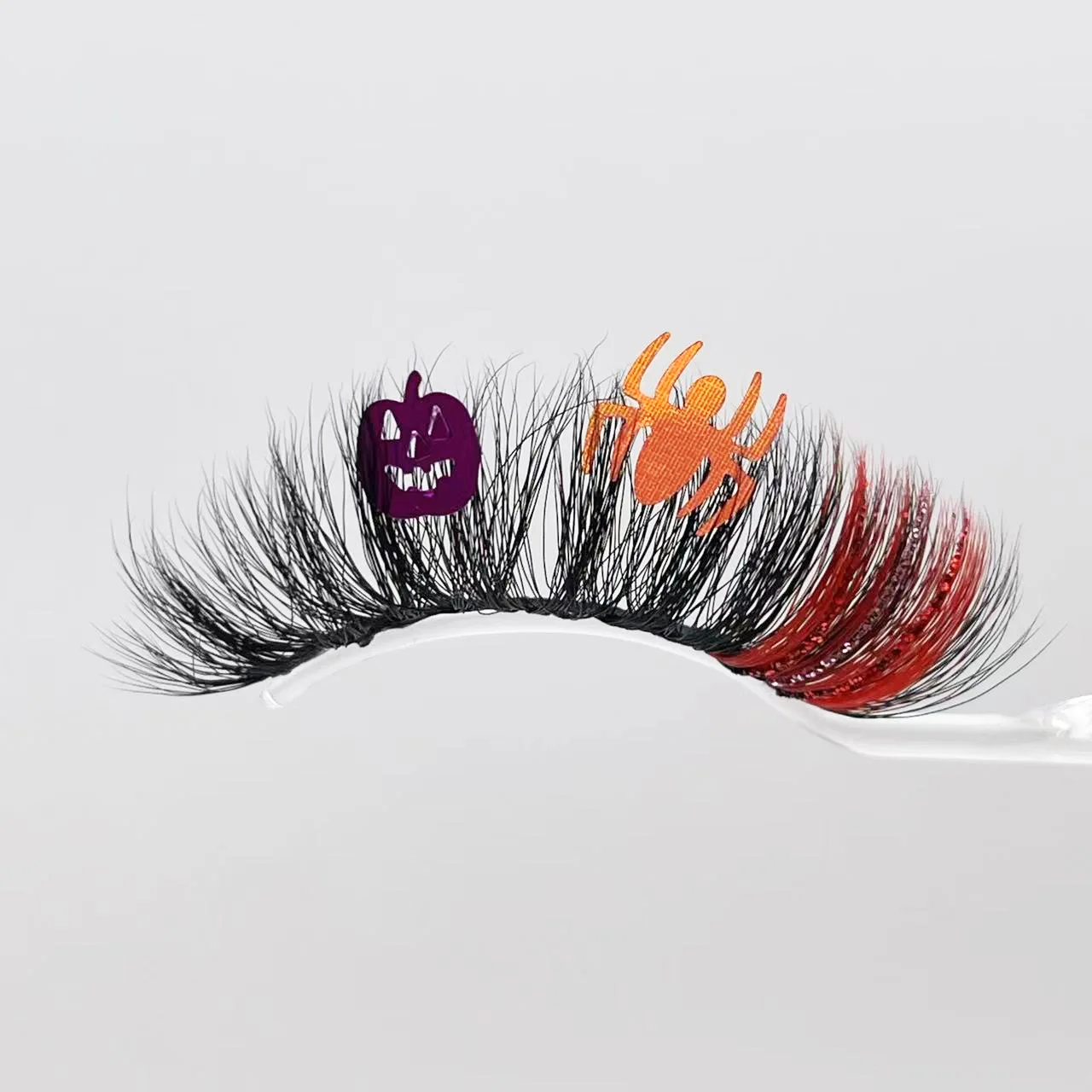 30Pair Rainbow Colorful Eyelashes Faux Mink Fur Eyelashes Wholesale Curly False Lashes Halloween Eyelash Extension