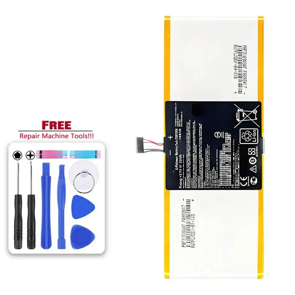 

Tablet Battery C12P1301 High-Efficiency 6560Mah For Asus MemoPad K00A ME302C 10.1" TF303K 1B014A