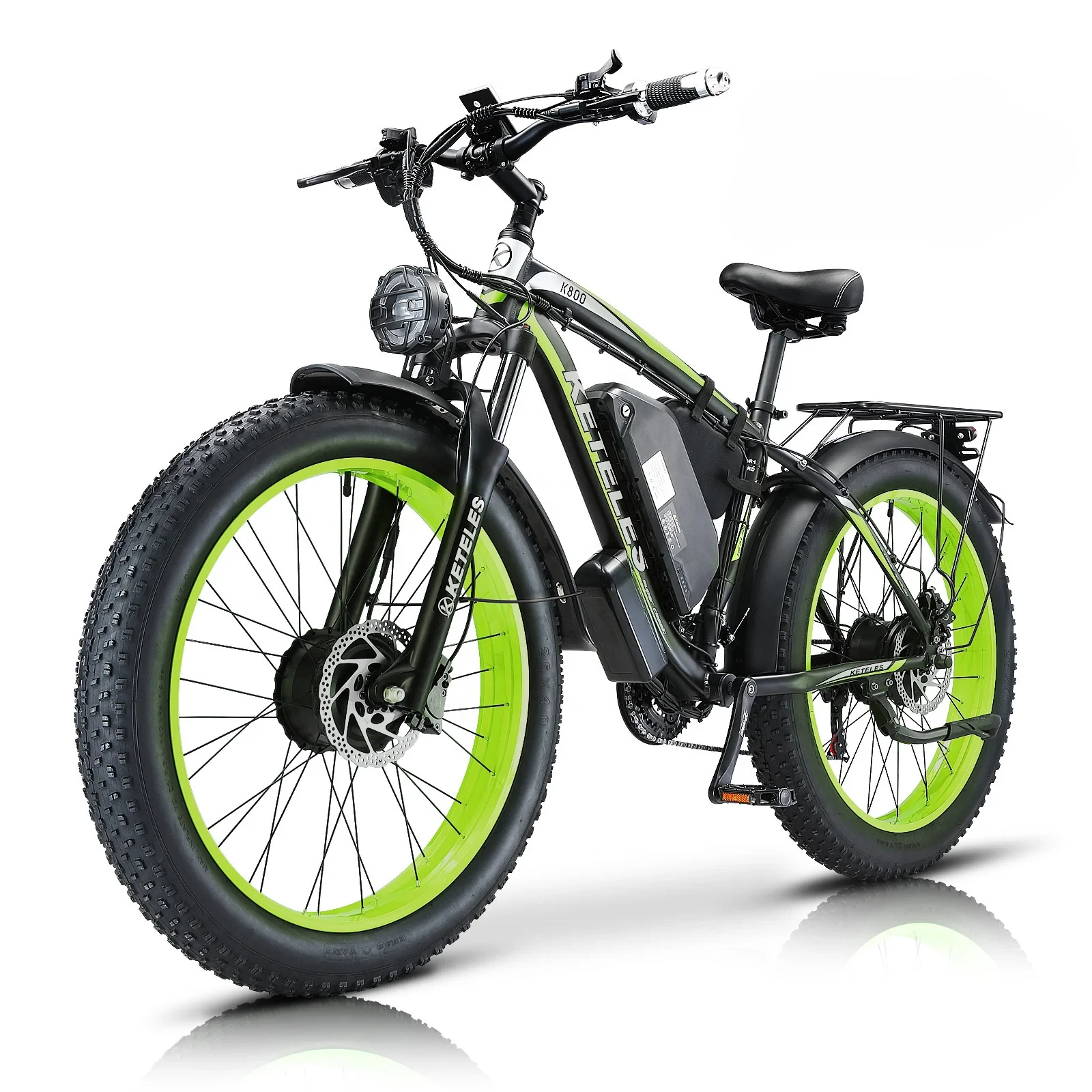 E-bicycle 26inch Fat Tire E Bike Mountain Electric Bike For Sale 1000w*2 With Hydraulic Brakes