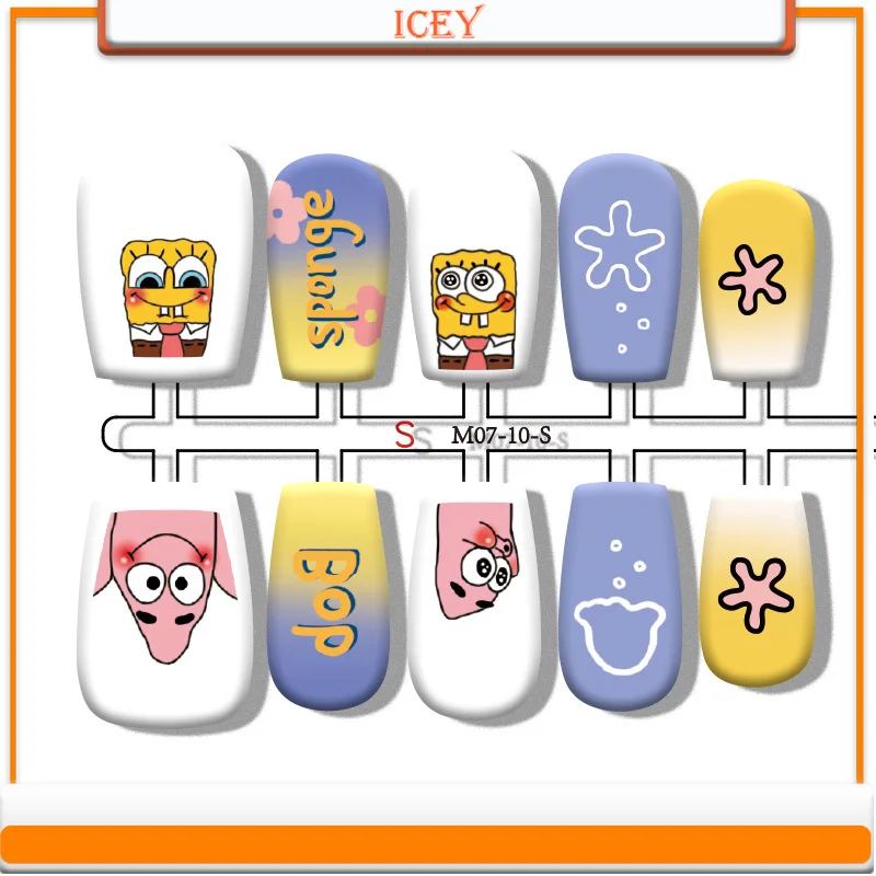 

Icey Beauty Press on Nails Semi Handmade Wearable Armor Products Prefabricated Armor Pieces Divided Into Codes