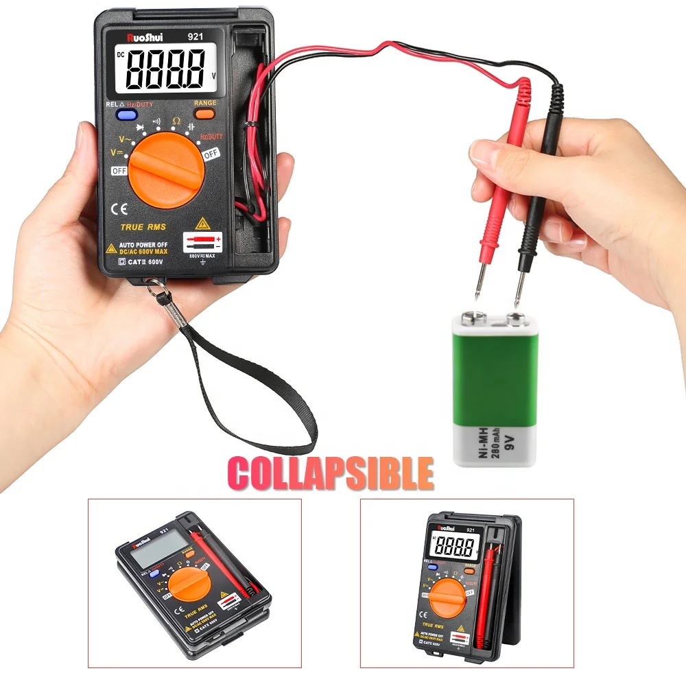 921-digital-multimeters-4000-counts-mini-auto-range-resistance-tranistor-capacitance-multimetros-multimeter-digital