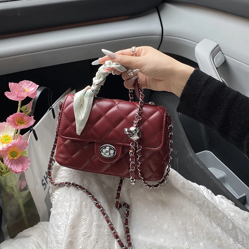 

Ladies' fashion new trend PU solid color shoulder bag crossbody bag handbag sac à main femme сумка luxury designer bags ita bag