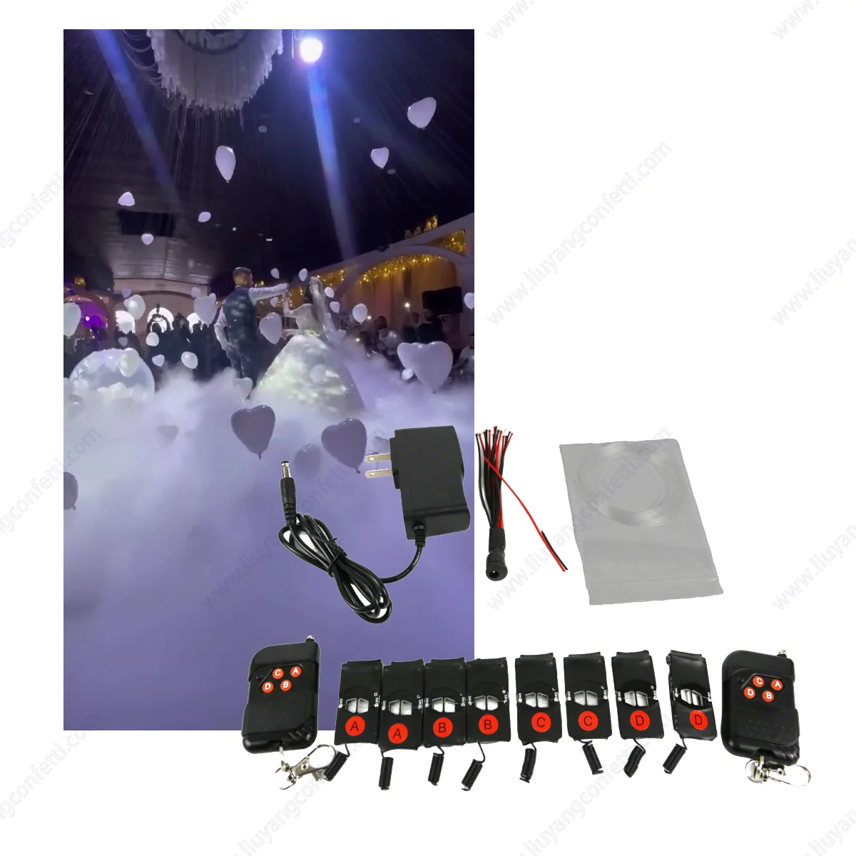 

Remote Control Balloons Kit Exploding Blaster Balloon Machine Bride Wedding Birthday Decoration Grand Entry Frist Dance Marriage