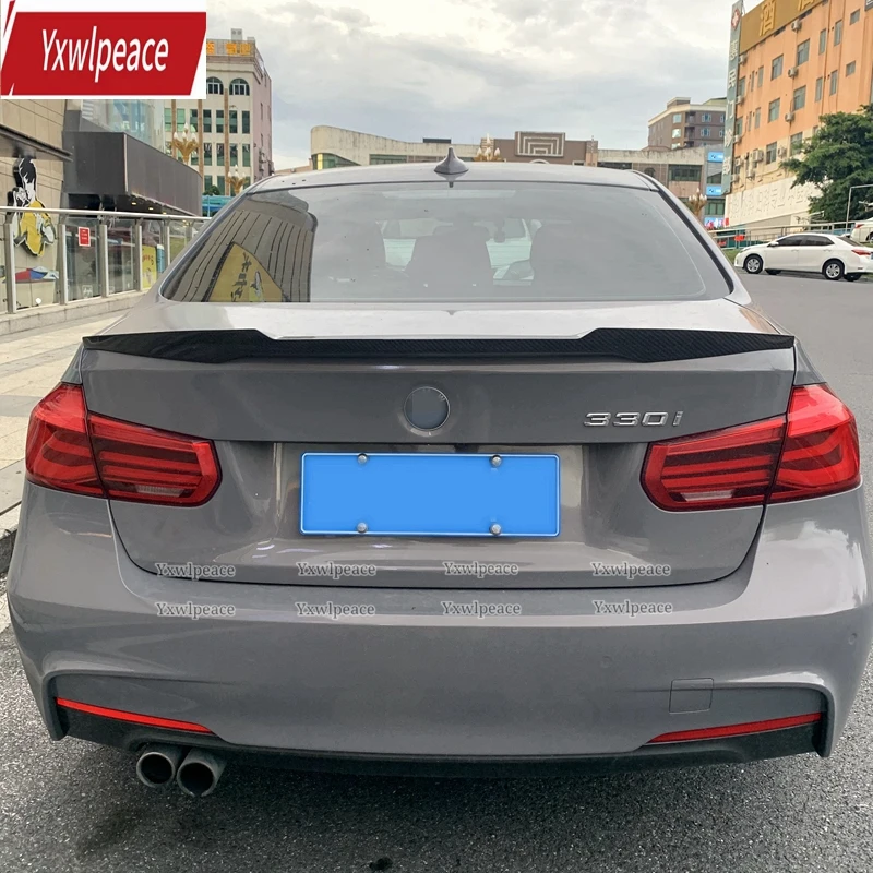 

Спойлер из углеродного волокна для BMW 3 серии F30 F35 320i 325i 330i 2013 2014-2018 глянцевый черный Задний спойлер из АБС-пластика для багажника автомобильн...