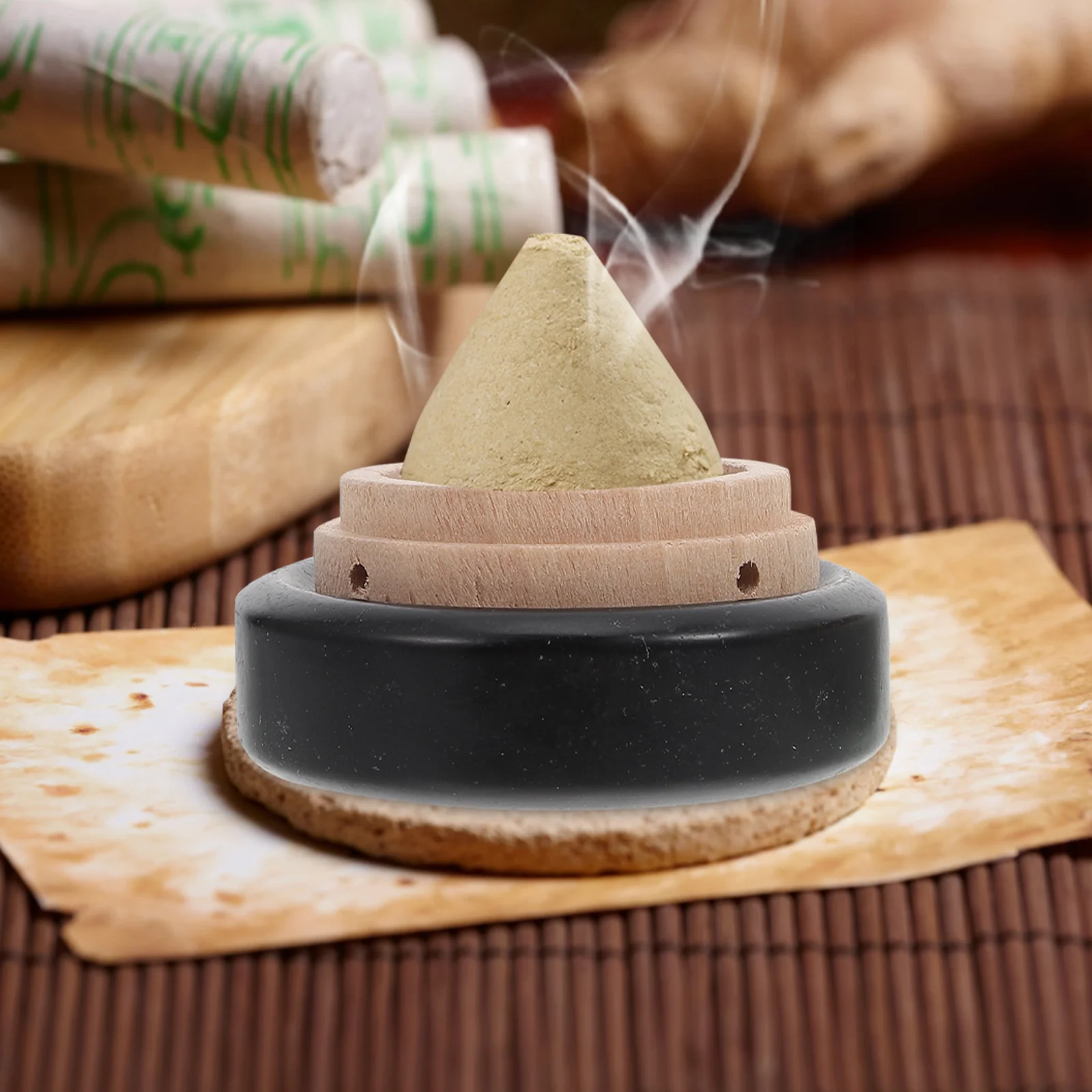 

1 комплект, подушка против ожогов для прижигания, профессиональная мокса-терапия для тела, теплоизоляционная подушка, безопасная, для предотвращения ожогов, маленькая портативная