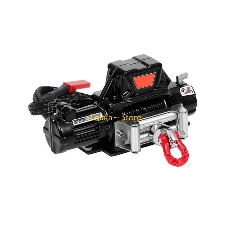 Y4QA RC Car Automatic Simulated Winch for 1/10 RC Crawler Car SCX10 Redcat RC
