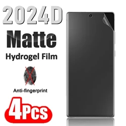 Película de hidrogel mate para Samsung, Protector de pantalla para Galaxy Note 20 Ultra S10E, S23, S21, S22, S24 Ultra, S20 FE, S8, S9, S10 Plus, 4 unidades