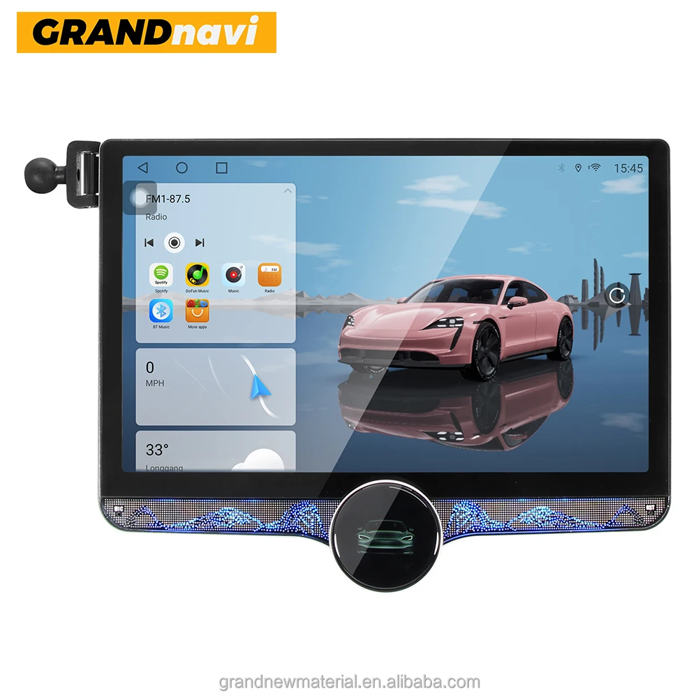 Grandnavi 11.8inch Car Radio Android 13 QLED Touch Screen Wireless CarPlay Android Auto BT WIFI GPS Navigation FM AM RDS