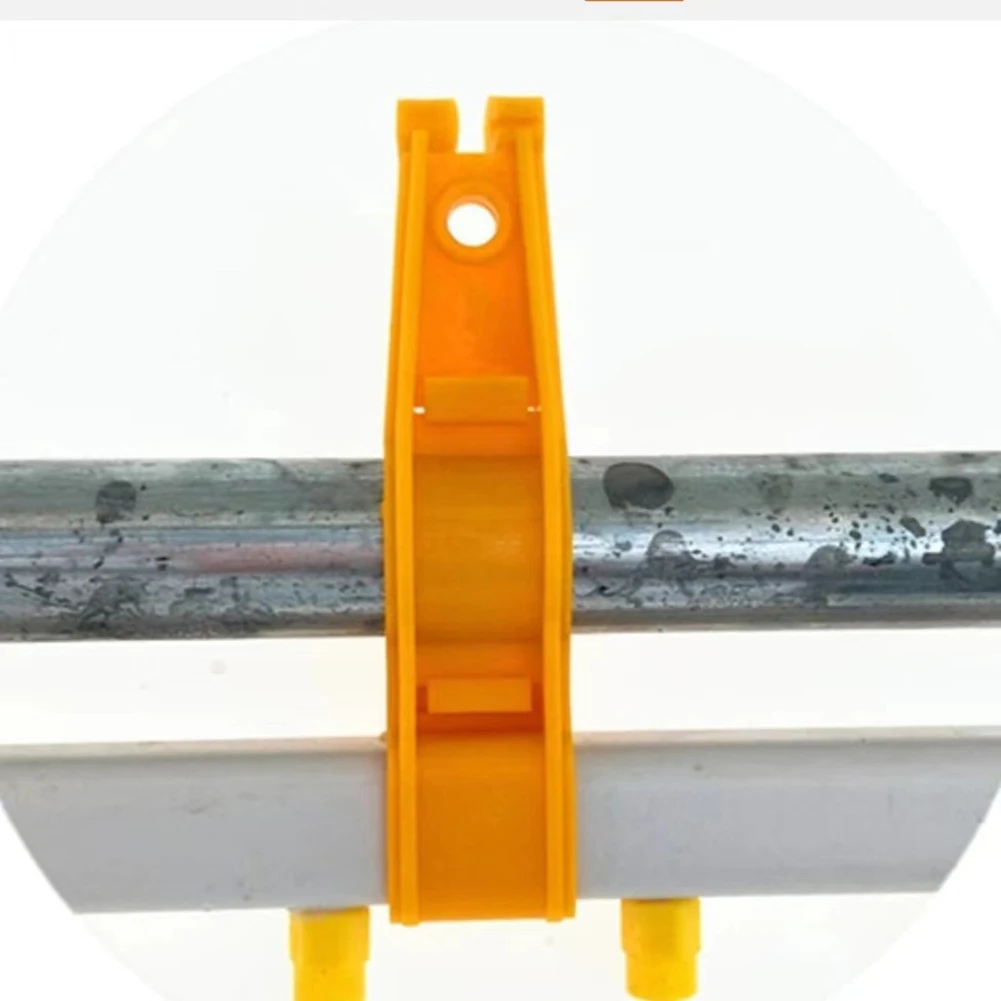 10 Stück ID 25mm/0,98 Zoll Geflügelfütterungsprodukte Hühner- und Enten-Wasserleitungs-Fixierungskarten 6-Punkt-25-Rohr-Fixierungshaken – Detail 6