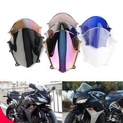 Deflector de parabrisas de doble burbuja para motocicleta, Protector de parabrisas, accesorios para Honda CBR600RR, CBR 600 RR, 600RR, F5, 2007-2012