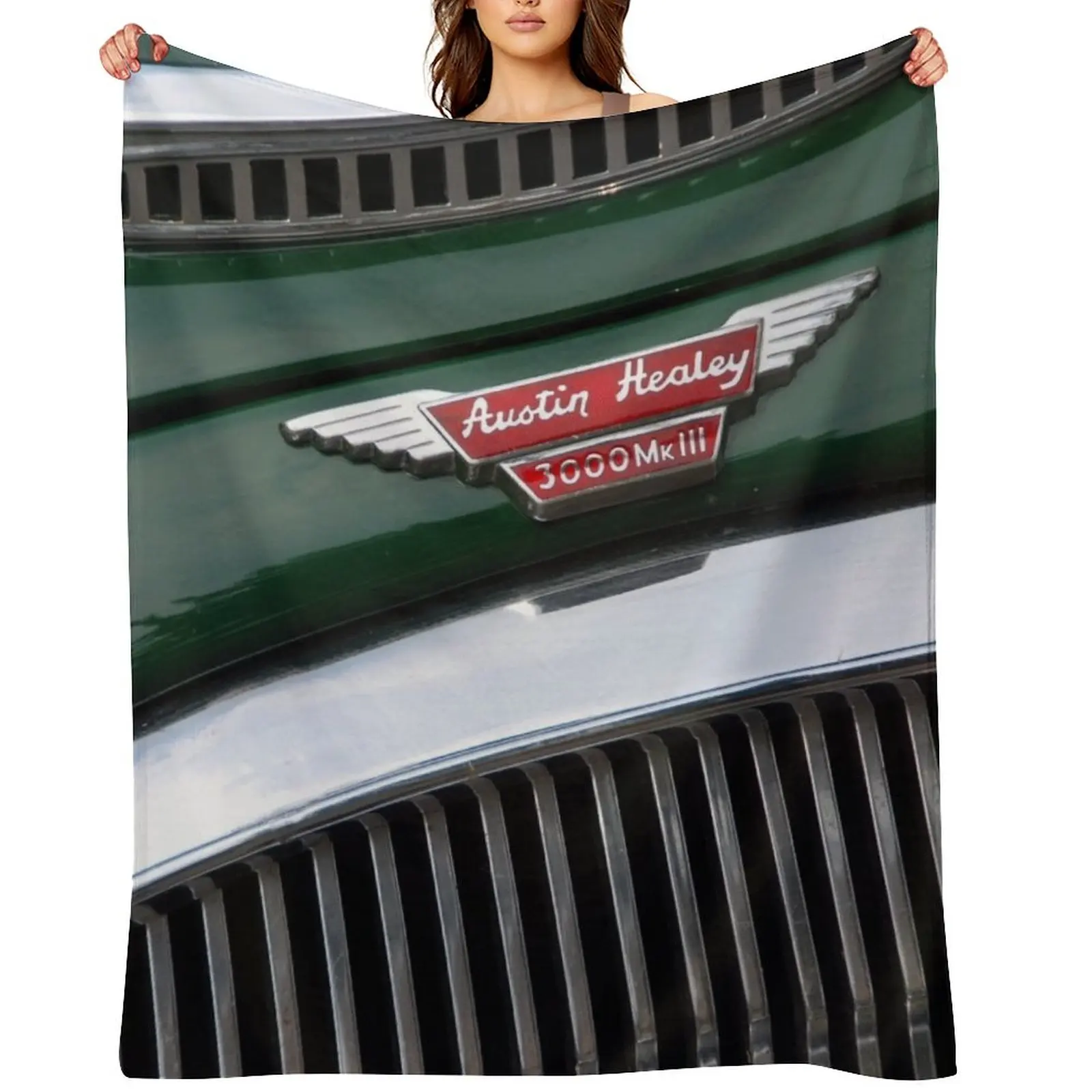 

The art of the car: Austin Healey Mk. III (1964) Throw Blanket Loose Camping for sofa Soft Big Blankets