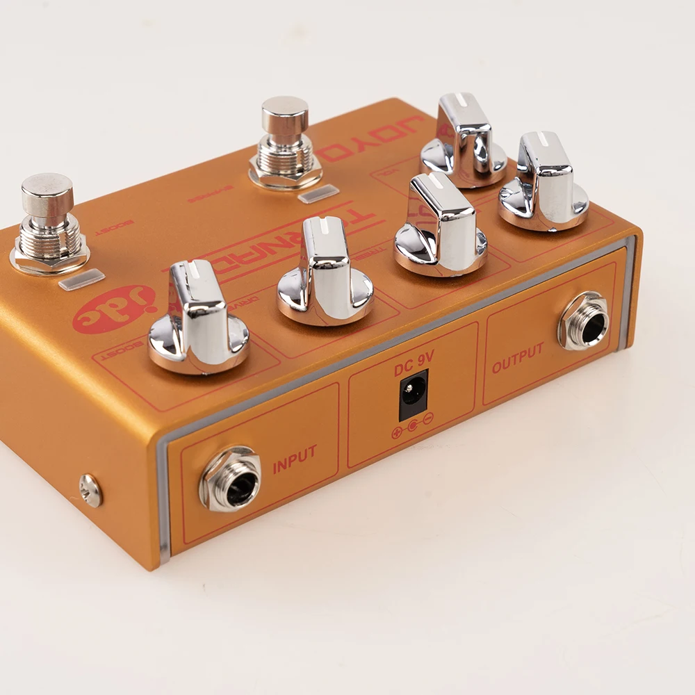 JOYO R-21 Dual Channel Overdrive Guitar Effect Pedal DRIVE & BOOST Clean Smooth Rich Overtone Effect Ideal for Electric Guitar view 5