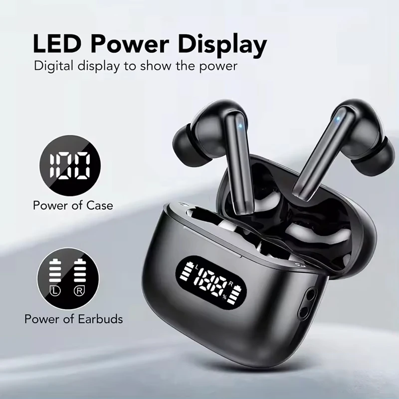 UYUXIO Auricolare per traduzione in tempo reale TWS AI Auricolari per traduzione di lingue con 144 lingue Auricolari per cuffie per aziende