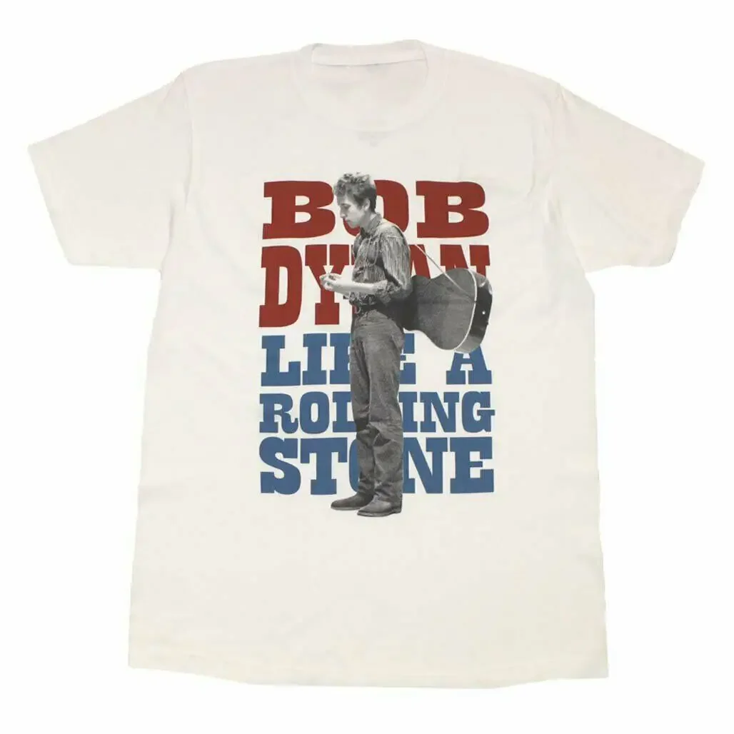 Vintage Bob Dylan Guitar Men T-shirt White Cotton Unisex All Sizes S-4XL YY469