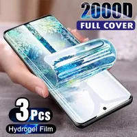 3PCS Full Cover Hydrogel Film For Honor 30 50 60 70 80 GT SE 90 Screen Protector For Magic 3 4 5 6 Pro Lite Not Tempered Glass