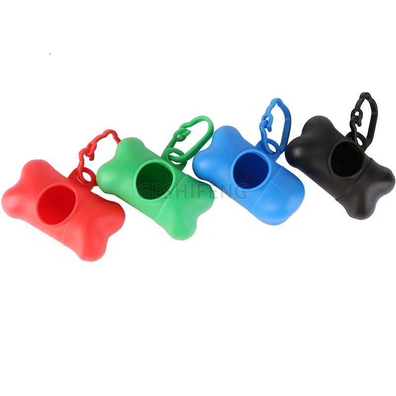 

Portable Pet Poop Bag Dispenser Dog Pet Waste Bag Dog Poop Bag Four Colors PP Plastic With Pet Use