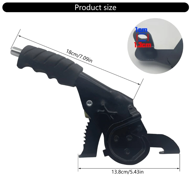 Adjustable Steel Alloy Handbrake Lever, Easy Installation Suitable for Motorbikes & Electric Three Wheelers Karting ATVs