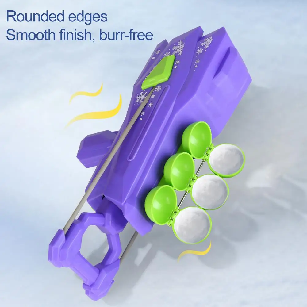 Schneeballpistole für den Außenbereich, Schneeklammerwerfer, Schneeballspielzeug, Schneeballpistole, Kinderspielzeug