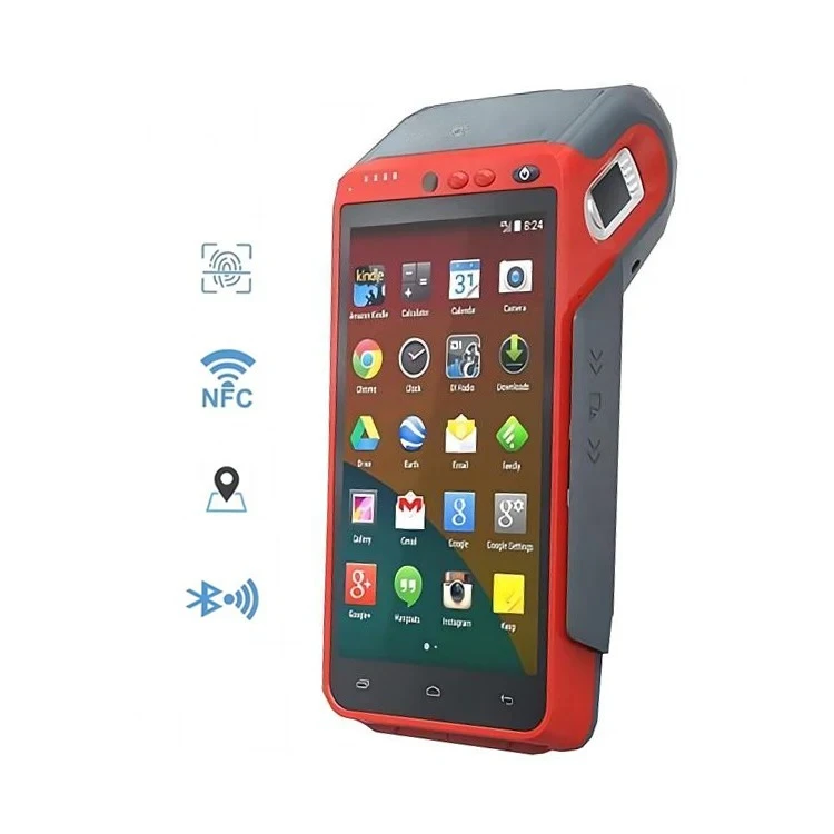Android BT WIFI NFC POS Terminal Handheld Portable POS Terminal With POS Printer/Fingerprint HCC-Z100