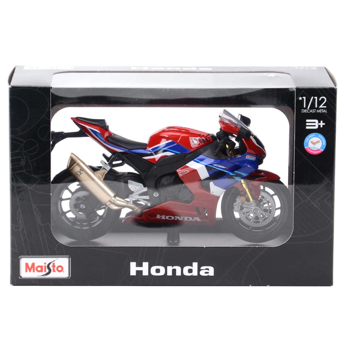 

Maisto 1:12 Honda CBR1000RR-R Fireblade SP с подставкой, литые автомобили, коллекционные хобби модель мотоцикла, игрушки