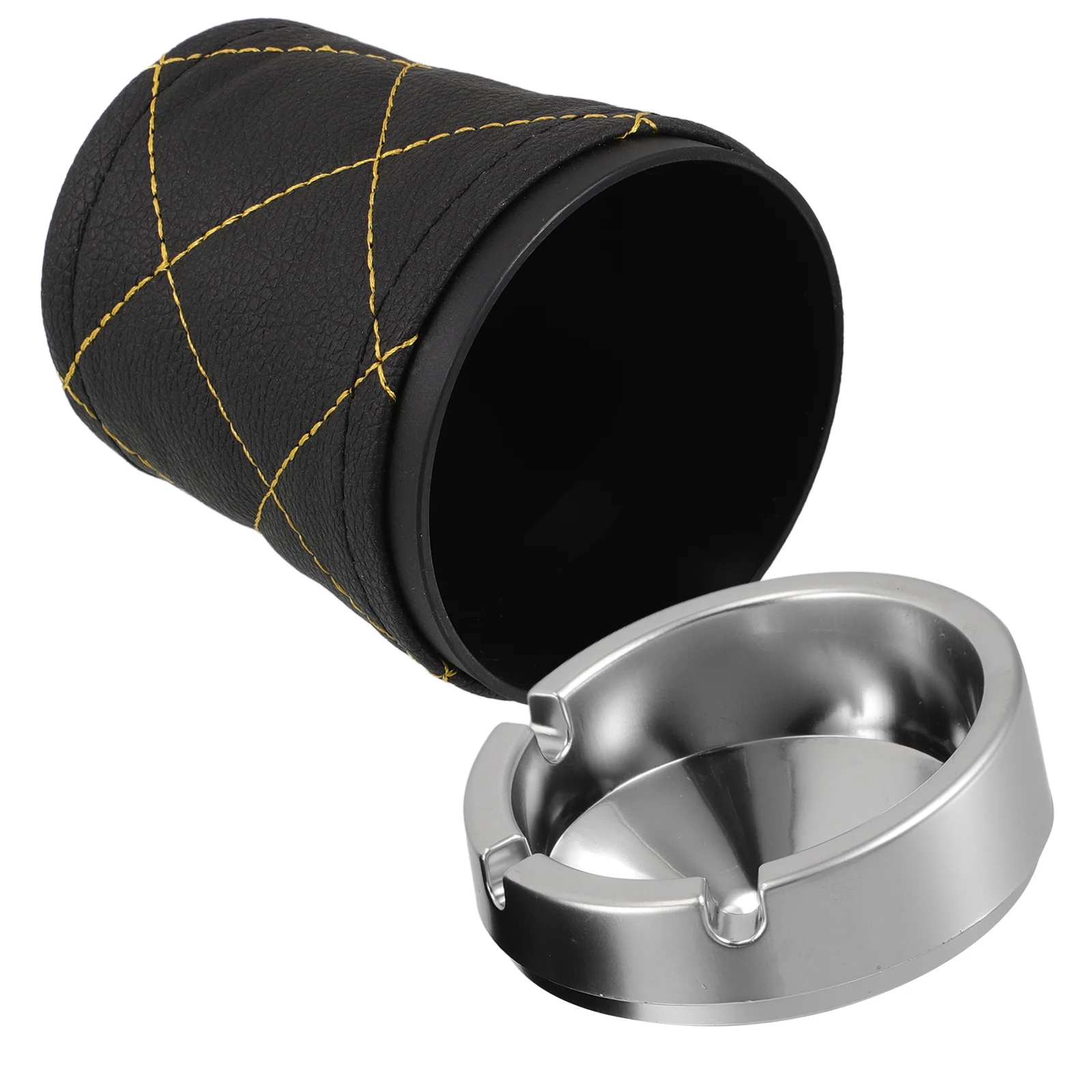 

Car Ashtray Portable Smokeless Windproof Auto Ashtray Cup Holder Cigarette Container For Vehicle Office Home Durable Cylinder