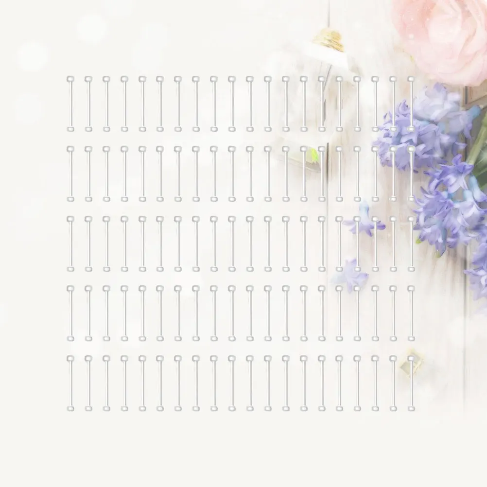 

200 Pcs Jewelry Earring Accessories Connector Bar Connecting Rod Supplies Making