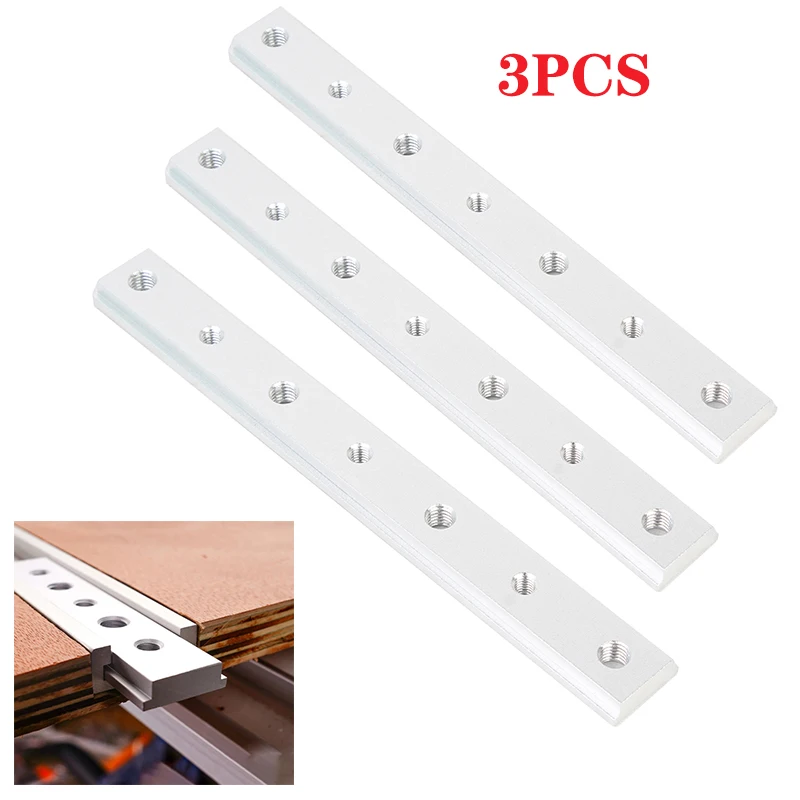 3PCS T-Slider for T-Slot, M6/M8 T-Track Slider Sliding Nut Aluminum T Slot Nut for Woodworking Tool Jigs Screw Slot Fastener