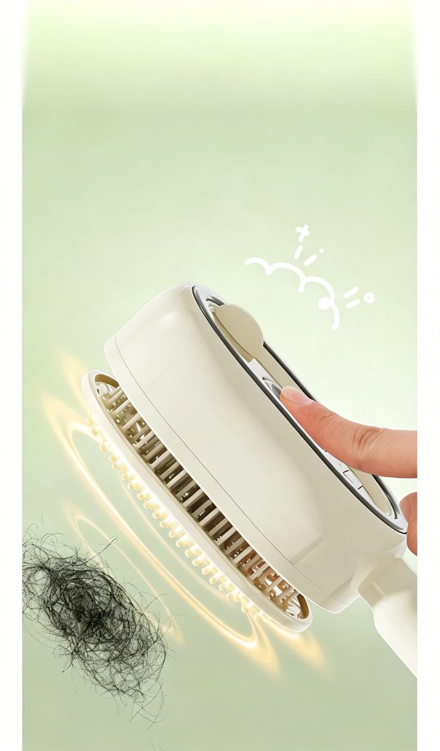 3-in-1 Nano Spray Massage Comb, Atomizing Hair Brush, Anti-Static Cushion for Salon Volumizing, Fluffy Hair & Scalp Care