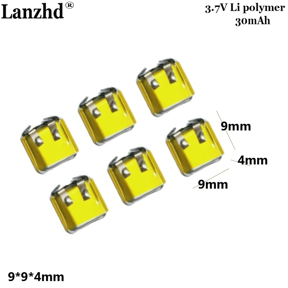 3.7V Li Polymer 400909/401012/401010 Lithium Battery For Smart Wristband Bluetooth Earpho Watch TWS Ear Earphone Charging Case