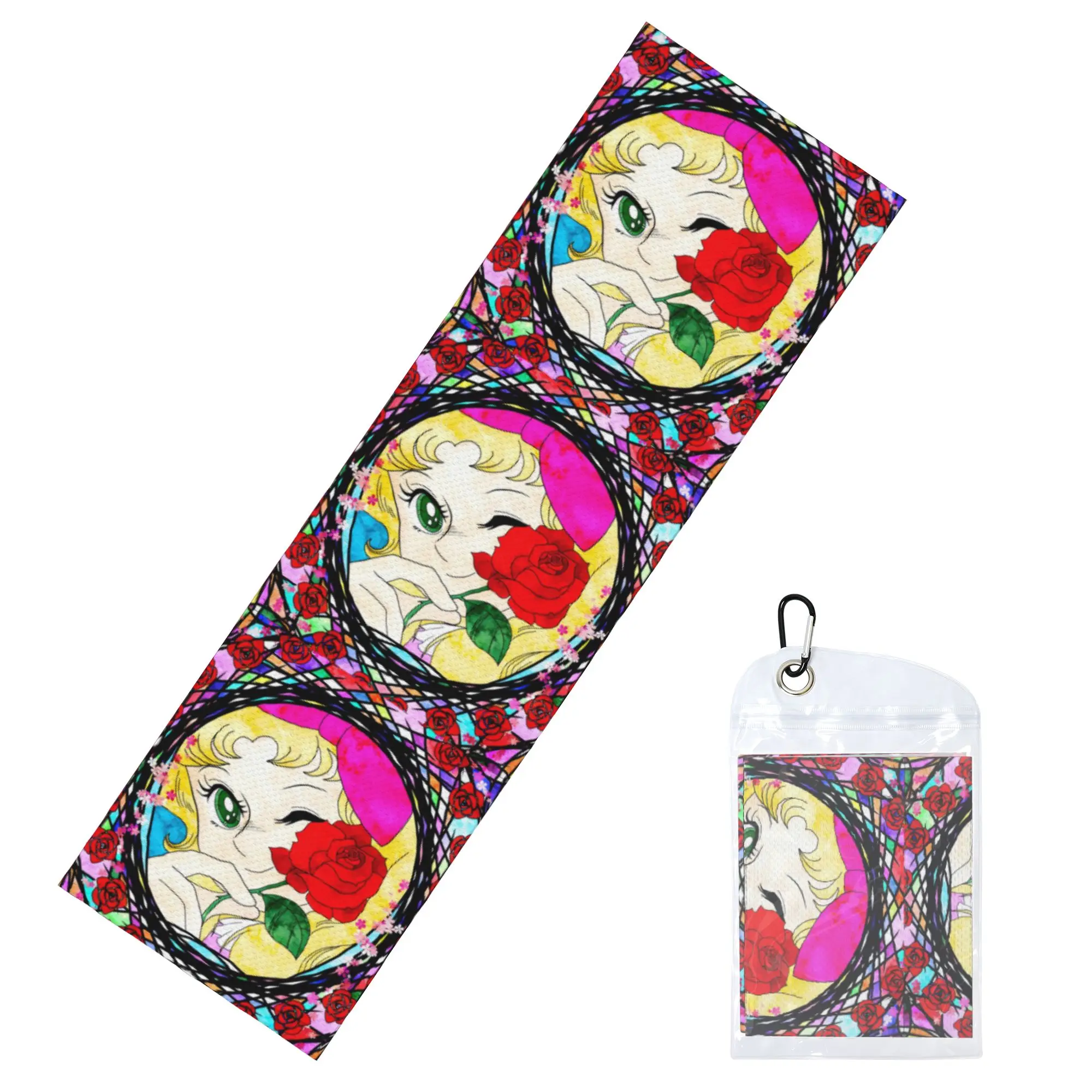 Candy Candy Cold Exercise Towel  Japanese Manga Works Super Soft Breathable Instant Cooling Towel  Beach Towels