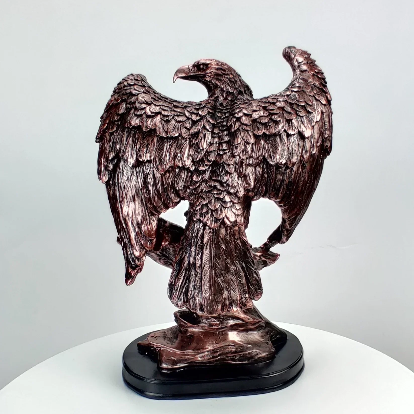 Imagem -03 - Vilead Resin Eagle Statue Feng Shui Fortune Estatuetas de Animais Decoração de Escritório Wild Home Room Decor Decoração Pop Art